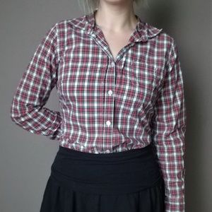 AMERICAN EAGLE Long-Sleeve Button-Down